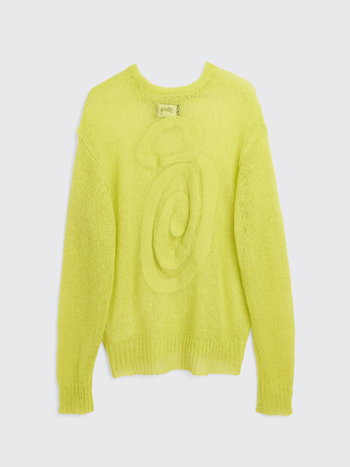 Stüssy S Loose Knit Sweater Lime 117205 0412