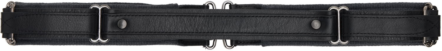 Колани KIKO KOSTADINOV Kiko Kostadinov Inex Canvas and Leather Belt Черно | KKAW25ACC03-119, 1