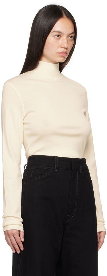 Пуловер LEMAIRE Lemaire Ribbed Turtleneck Top Бежово | TO1148 LJ1016, 1