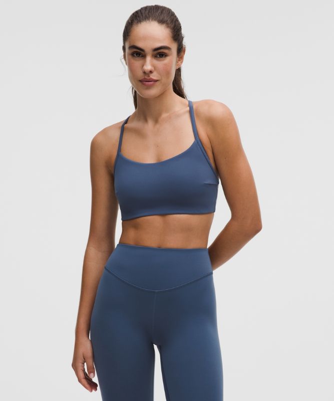 Сутиен lululemon Evolve Flow Y Light-Support Bra C/D Cups, Size L Синьо | prod20005495, 0