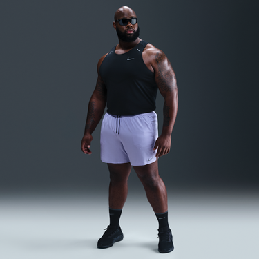 Къси панталони Nike 7" Dri-FIT Stride Running Shorts with Liner Лилаво | DM4761-515, 1