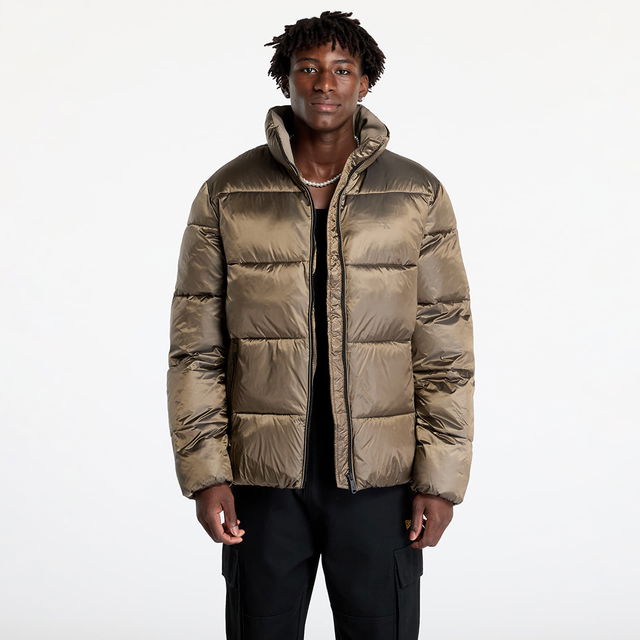 Jeans Two Tone Puffer Jacket