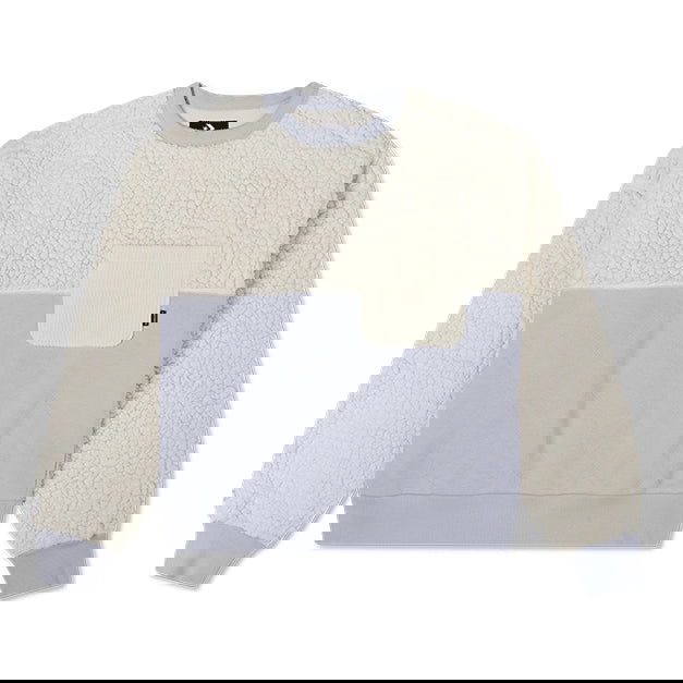 Пуловер Converse Converse Splicing Lamb's Wool Pullover Синьо | 10022348-A04
