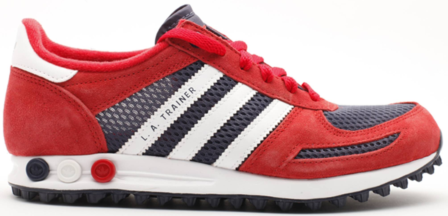 Кецове и обувки adidas Originals LA Trainer Undefeated Червено | G19849, 0