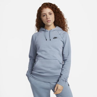 Суитчър Nike Sportswear Essential Fleece Pullover Hoodie Синьо | DX2316-493, 0