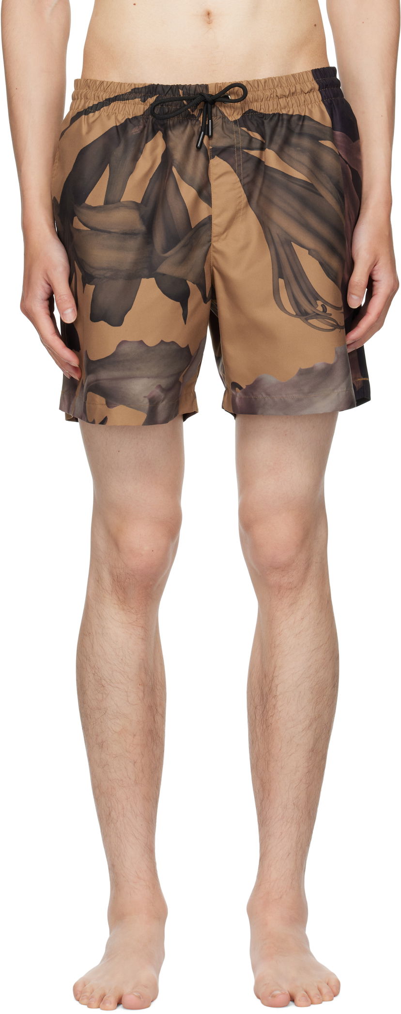 Бански Dries Van Noten Dries Van Noten Patterned Swim Shorts Кафяво | 252-022500-2271