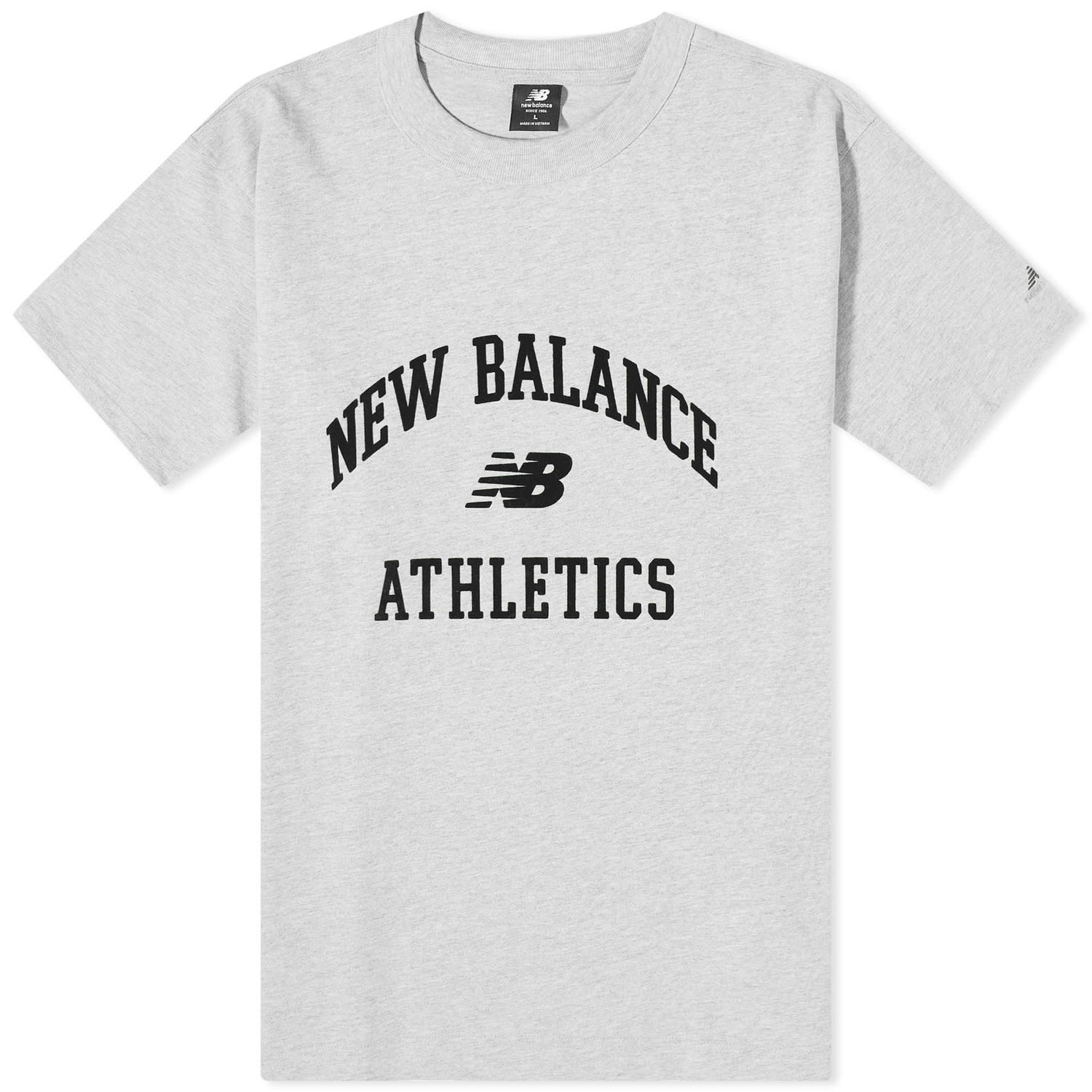 Тениска New Balance Athletics Varsity Graphic T-Shirt "Athletic Grey" Сиво | MT33551-AG, 0