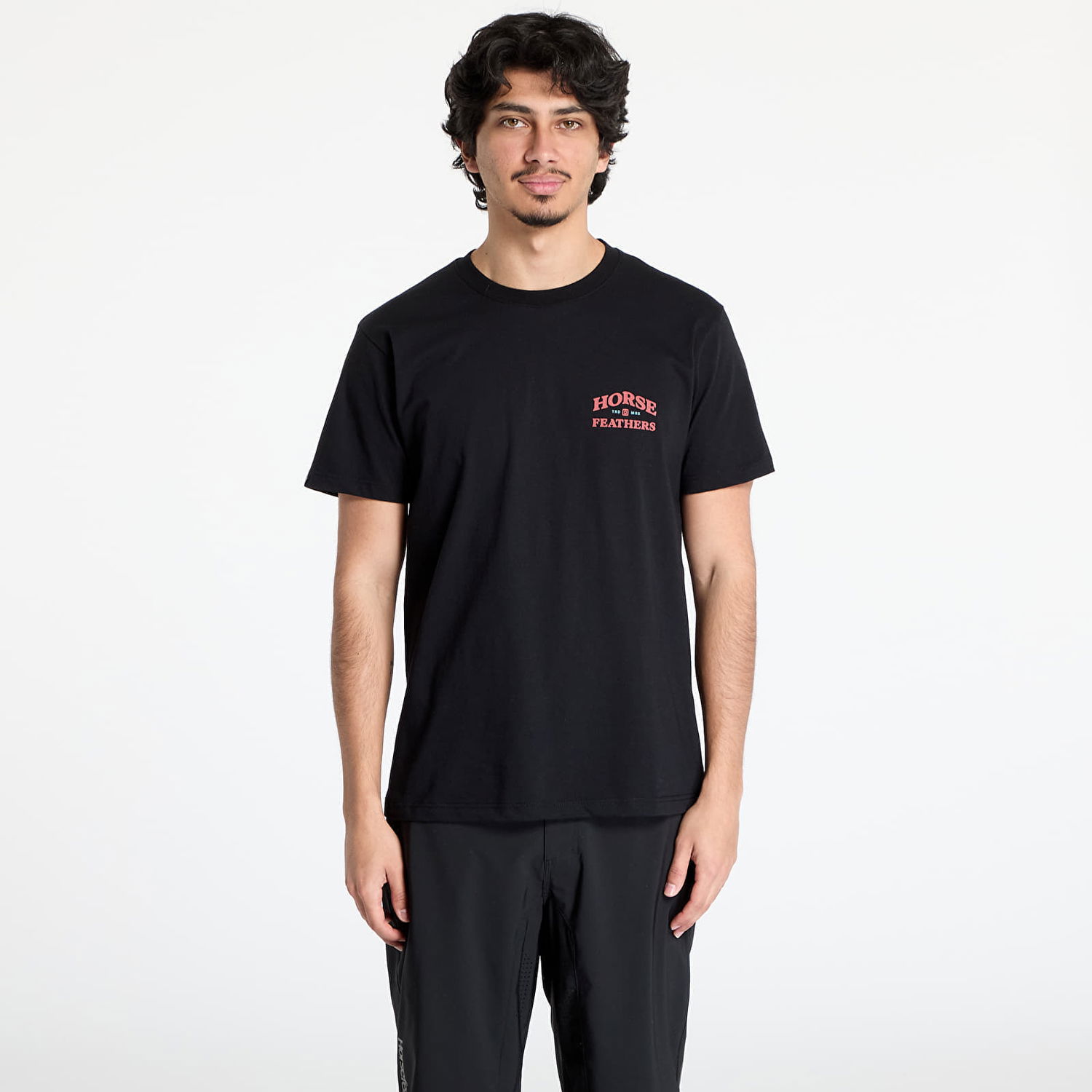 Тениска Horsefeathers Horsefeathers Summit T-Shirt Черно | SM1386B, 0