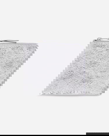 Портфейл Comme des Garçons Silver Line Crinkled Metallic Zip Around Wallet Металик | SA3100G SIL, 2