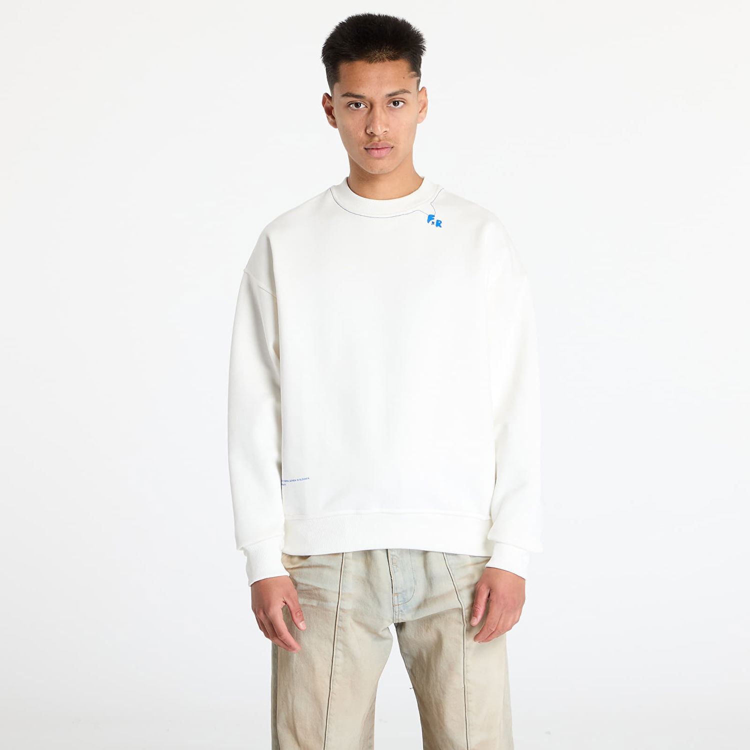 Пуловер Footshop FTSHP RFTW Crewneck Sweatshirt Бяло | FTSHP_340, 0