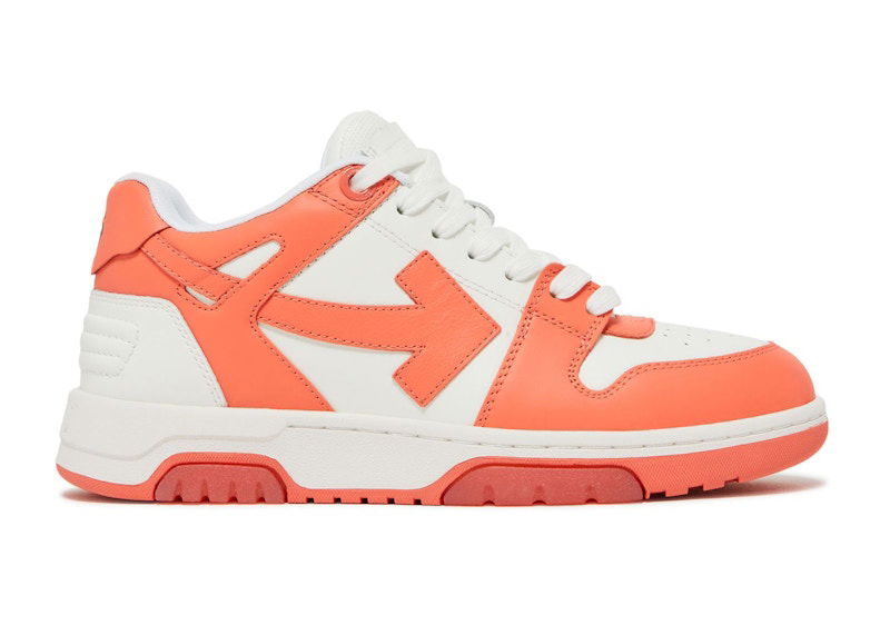 Кецове и обувки Off-White Out Of Office OOO Low Tops Coral Red White W Оранжево
 | OWIA259S23LEA001-2601, 0