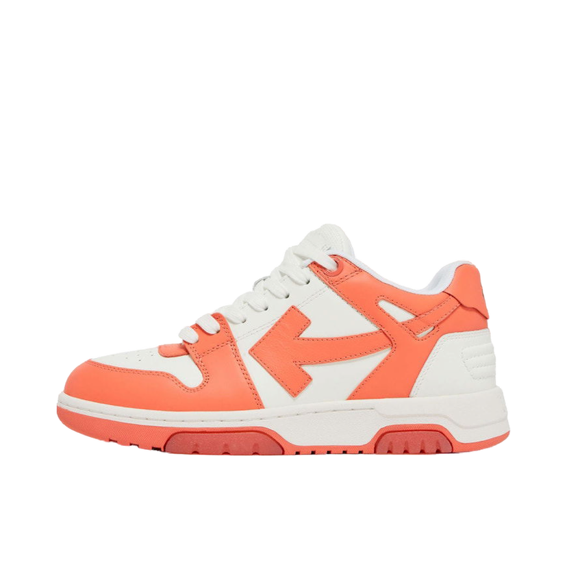 Кецове и обувки Off-White Out Of Office OOO Low Tops Coral Red White W Оранжево
 | OWIA259S23LEA001-2601