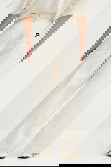 Панталони Carhartt WIP Wide Leg Drewe Pant Бежово | I034801.502, 2