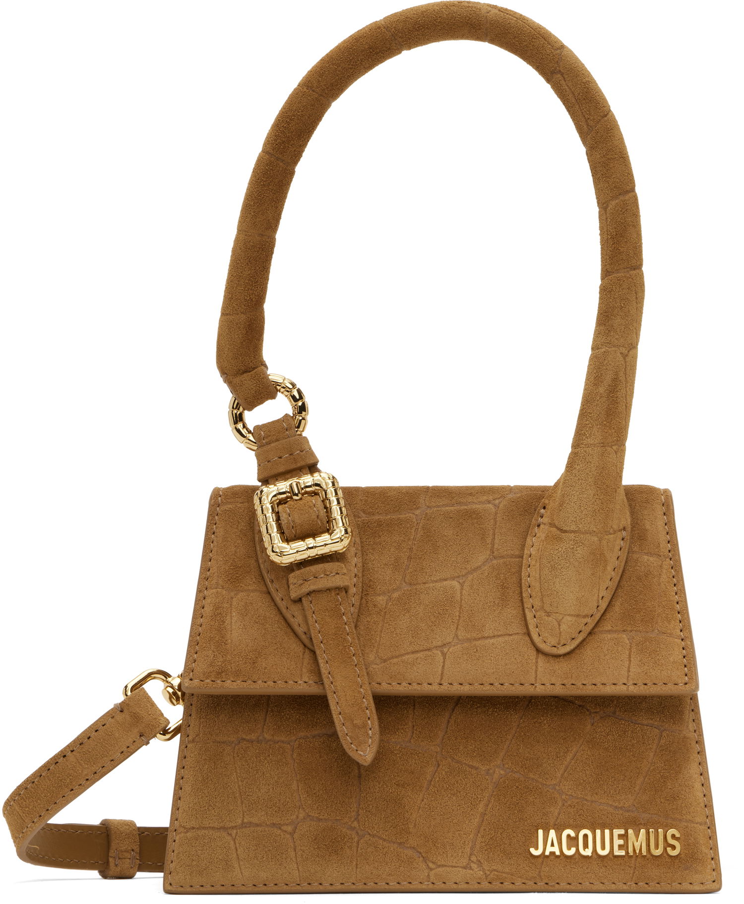 Дамска чанта Jacquemus Jacquemus Medium Chiquito Buckle Bag Кафяво | 25E233BA327-3243, 0