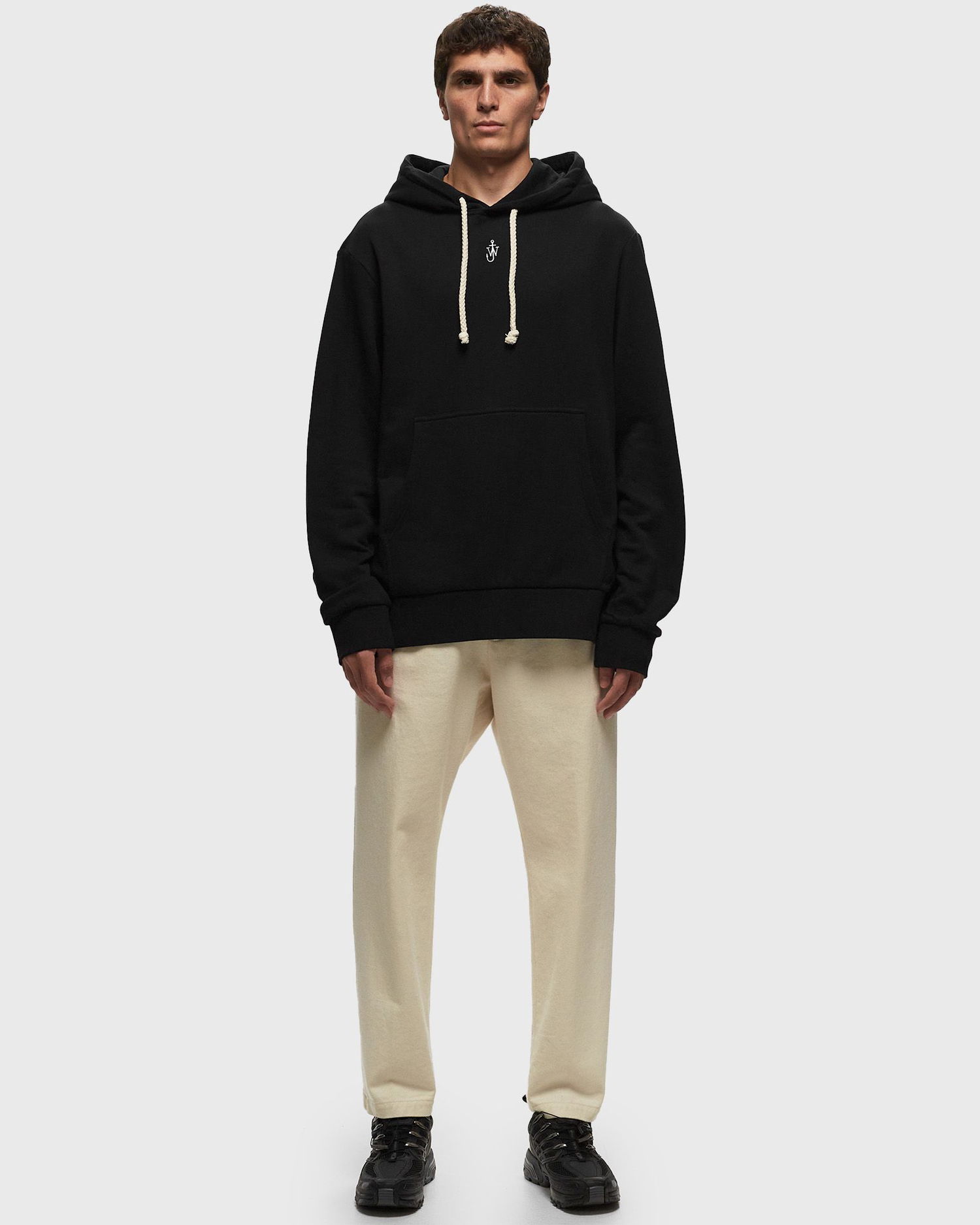 Суитчър JW Anderson ANCHOR EMBROIDERY HOODIE Черно | JW0111-PG1339-999, 1