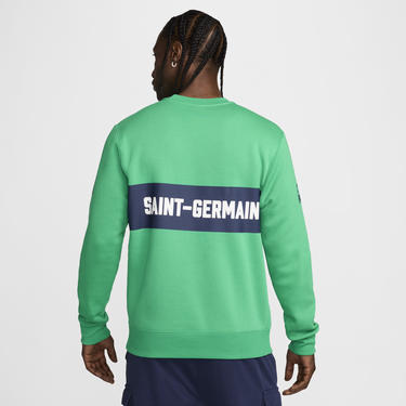 Суитчър Nike Paris Saint-Germain Club Sport Essentials Crewneck Sweatshirt Зелено | FQ3010-324, 2