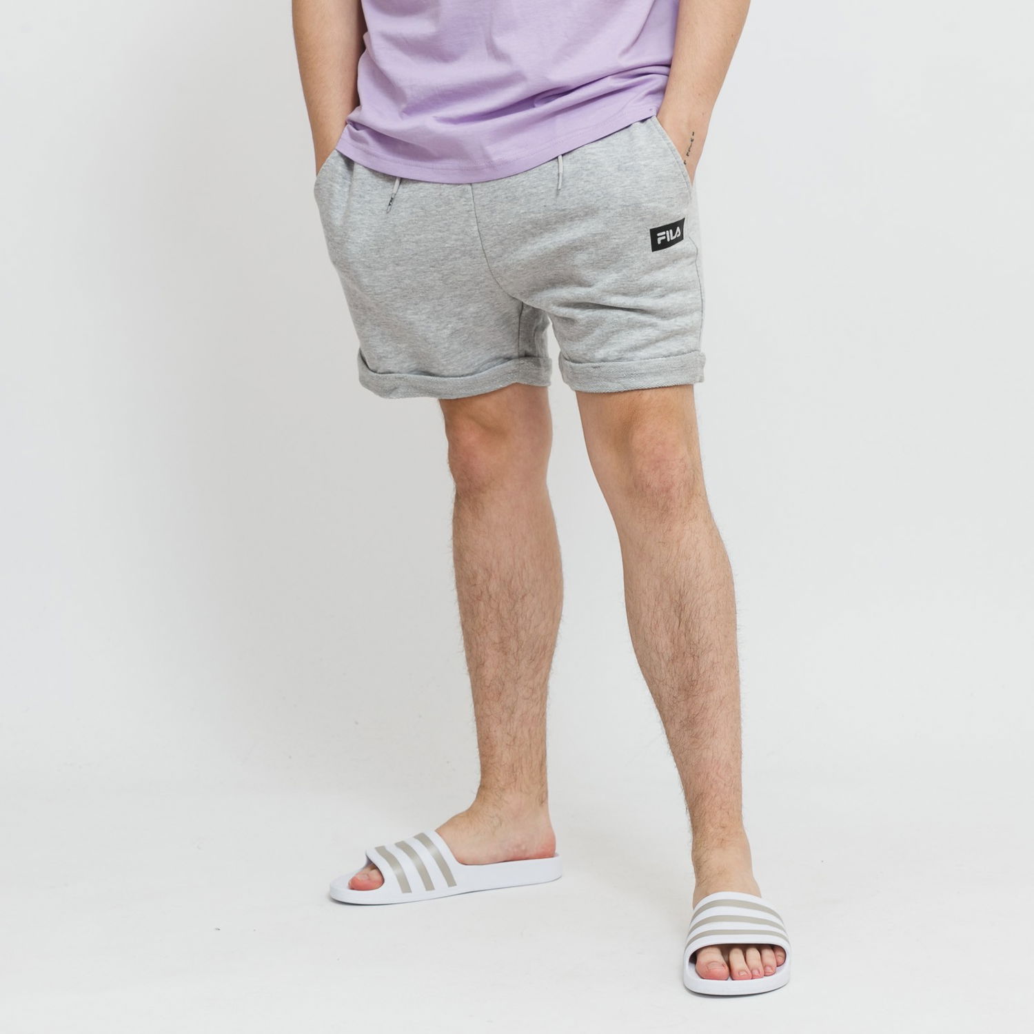 Къси панталони FILA Cropped Shorts Сиво | FAM0076-80000, 0