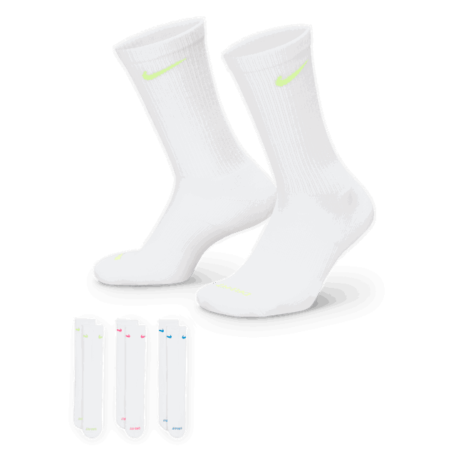 Everyday Plus Cushioned Training Socks (3 Pairs)