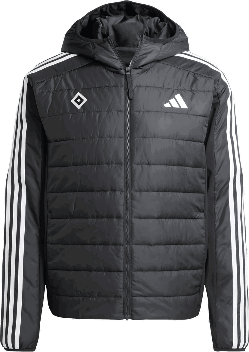 Пухо яке adidas Originals Hamburger SV Hooded Padded Jacket Черно | 6hsvjj1201