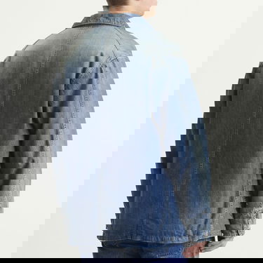 Яке visvim Social Sculpture DMGD Paint Splatter Denim Work Jacket Синьо | 0125205006003, 3