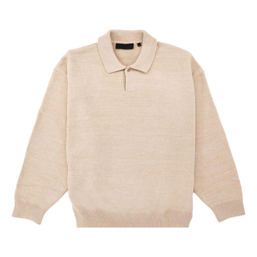 Пуловер Fear of God Knit Polo Shirt Бежово | 192BT232183F