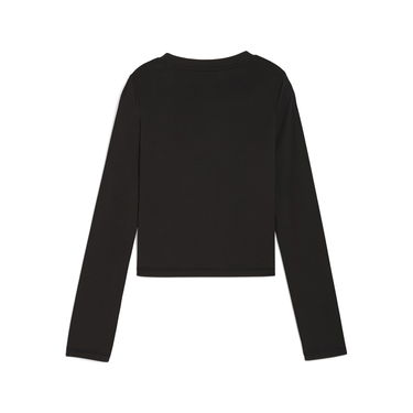 Съкратен топ Puma PUMA x ROSÉ Women's Long Sleeve Cropped T-Shirt Черно | 633805_01, 6