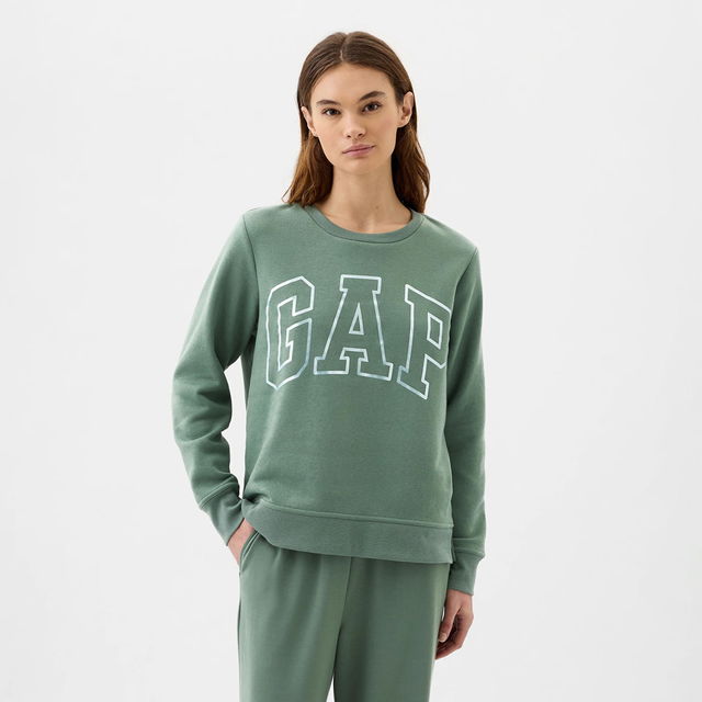 Logo Sweatshirt Laurel Wreath Green