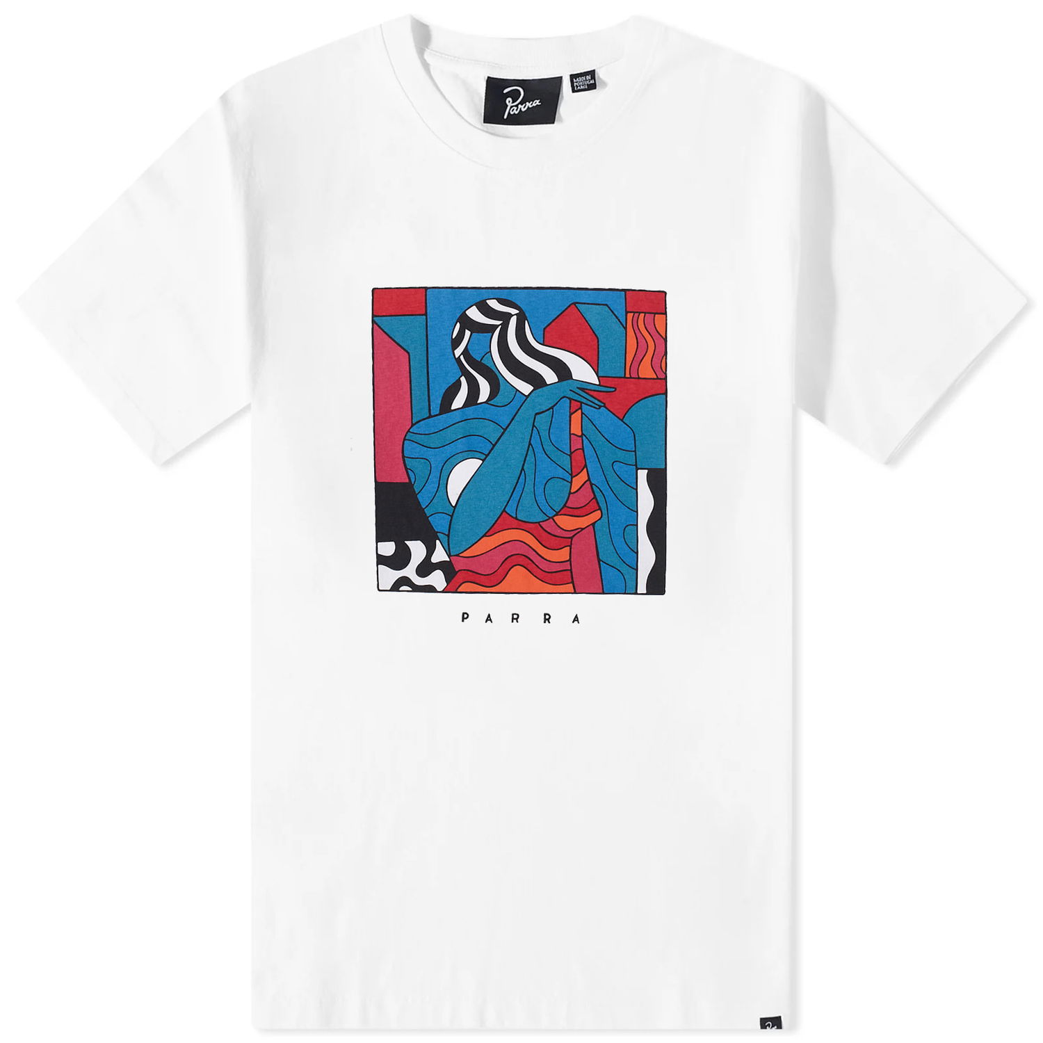 Тениска By Parra The Farmhouse Tee Бяло | 49400-WHT, 0