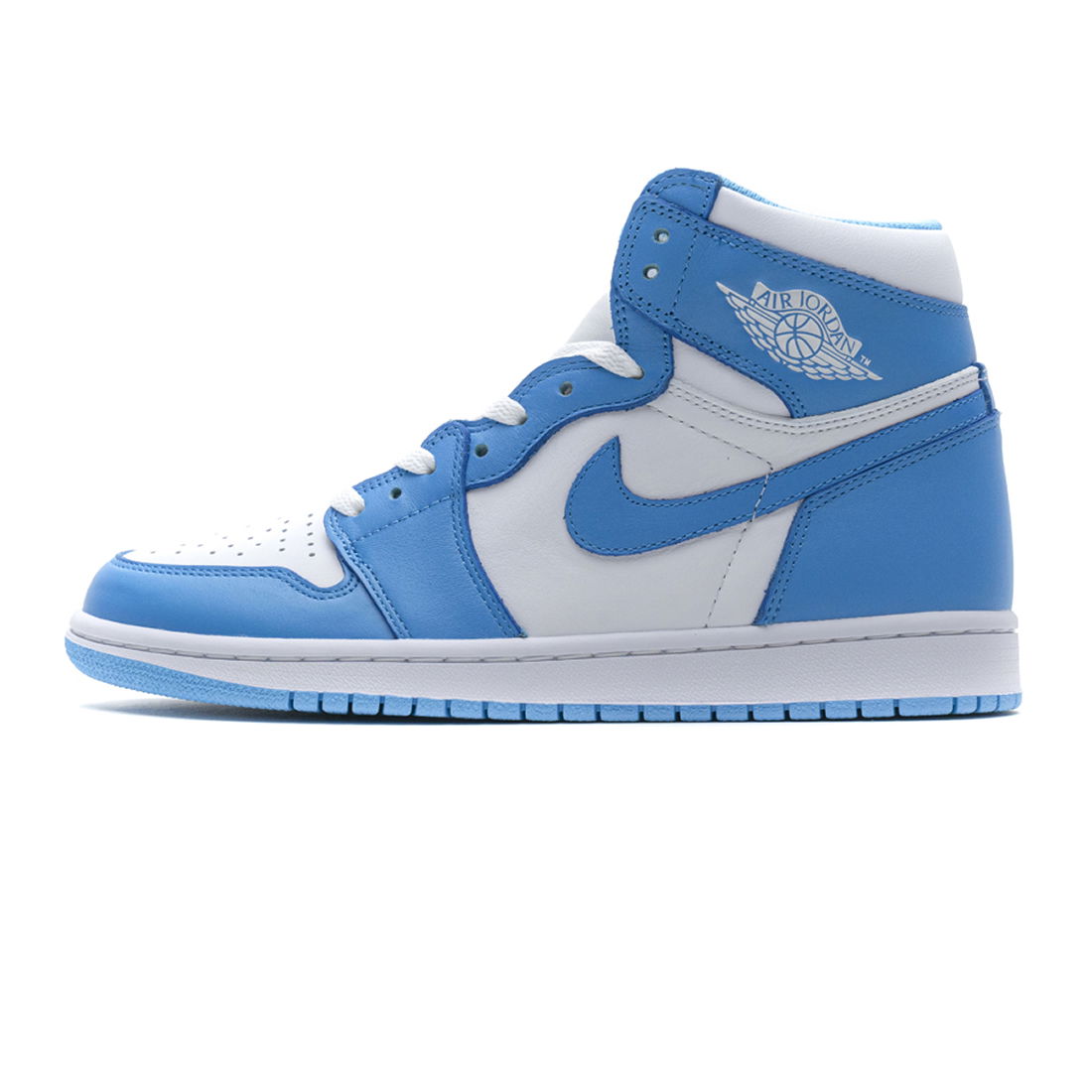 Кецове и обувки Jordan Air Jordan 1 Retro High "UNC" Синьо | 555088-117, 0