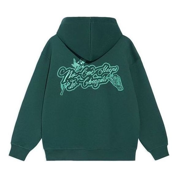 Суитчър Li-Ning BADFIVE Basketball Series Graphic Print Hoodie Зелено | AWDRH61-3