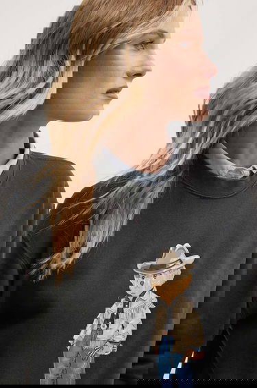 Суитчър Polo by Ralph Lauren Cowboy Bear Graphic Sweatshirt Сиво | 211941193, 4