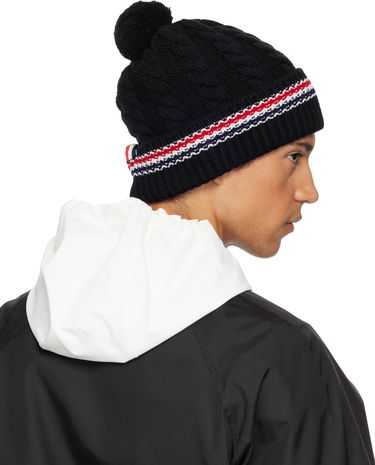 Шапка Thom Browne Cashmere Baby Cable Stitch Pom Pom Beanie Многоцветен | UKH047A-Y2001, 2