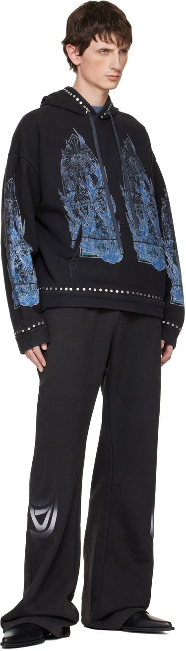 Суитчър Who Decides War Flame Glass Hoodie Черно | 1110310002FW25, 3