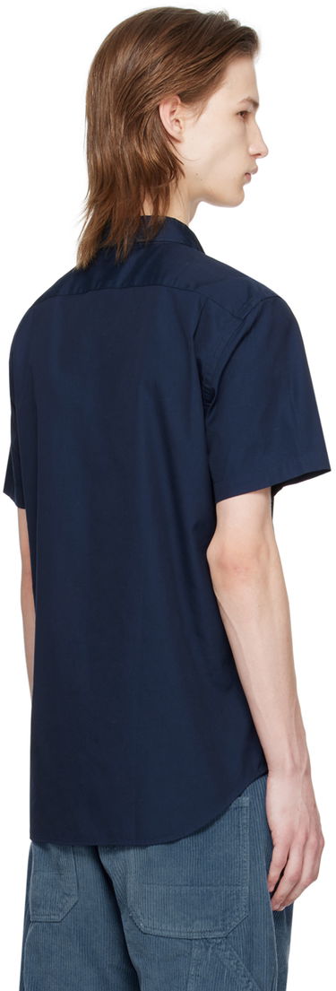 Риза Paul Smith PS Paul Smith Zebra Short Sleeve Shirt Тъмно синьо | M2R-285U-FZEBRA-48, 2
