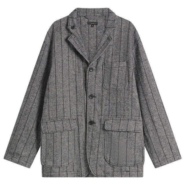 Herringbone Wool Loiter Jacket