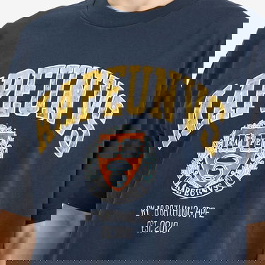 Тениска AAPE by A Bathing Ape AAPE College Theme T-Shirt, Size Large Тъмно синьо | AAPTEM1626XX-NYD, 5
