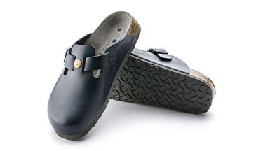 Кецове и обувки Birkenstock Boston ESD Natural Leather Черно | 61380, 5