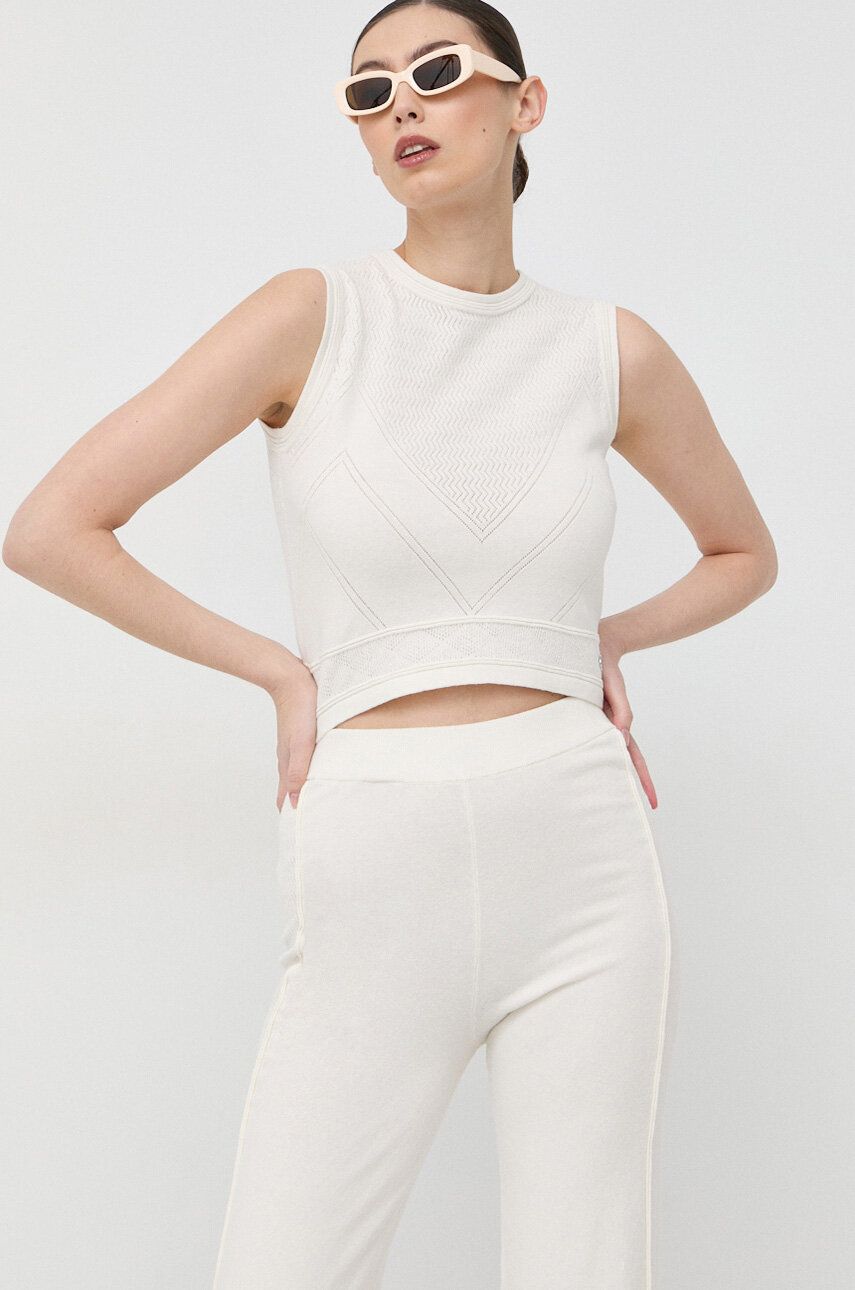 Пуловер GUESS Silk-Mix Vest Бежово | W3GR14.Z2Z70, 0