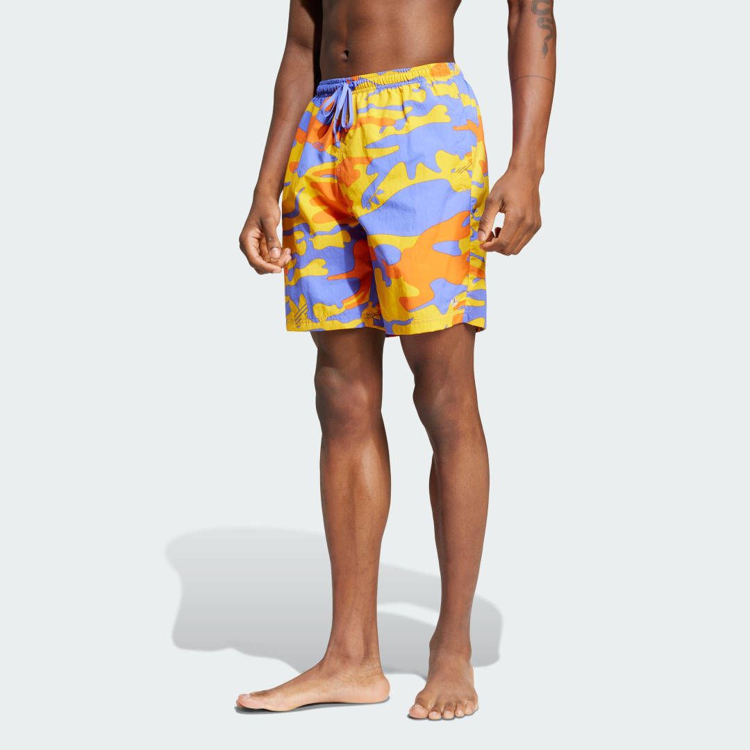 Бански adidas Performance 8-Inch Graphic Swim Shorts Многоцветен | JD4262, 0