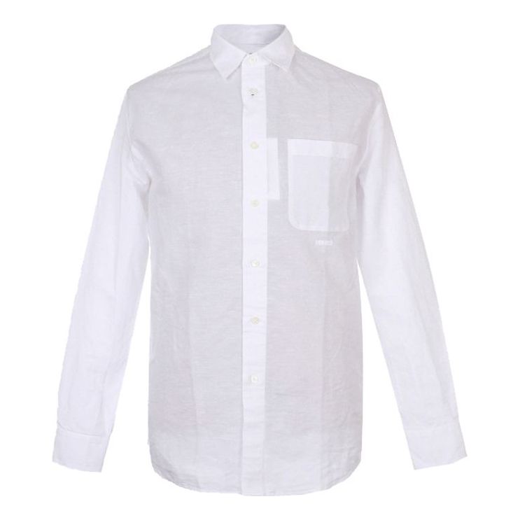 Риза KENZO Loose Fit Long Sleeve Shirt Бяло | FA55CH8251LG-01, 0