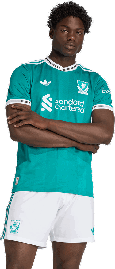 Фланелка adidas Performance Liverpool FC 25/26 Third Kit Тюркоазено | JV6427, 3