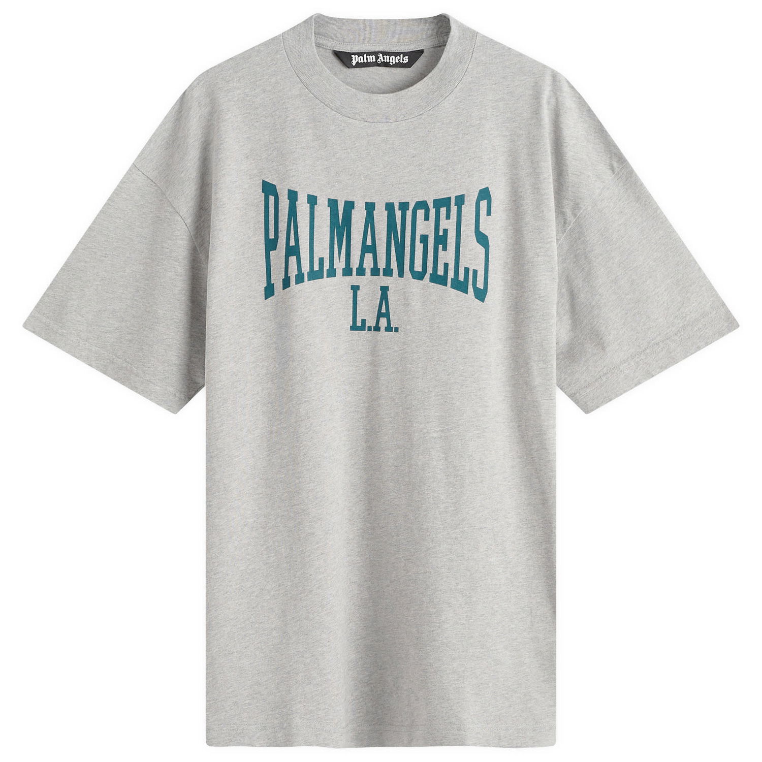 Тениска Palm Angels College Classic T-Shirt Grey Сиво | PMAA001F24JER0060848, 0