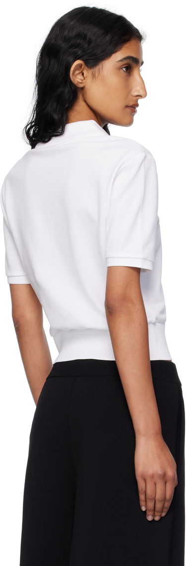 Поло тениска A.P.C. A.P.C. Océane Cropped Polo Бяло | COGWZ-F26522, 2