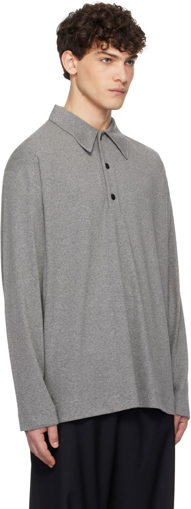 Поло тениска The Row The Row Olafur Polo Shirt Сиво | 814-K621, 1