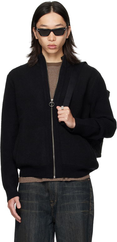 Пуловер Barbour Barbour Milburn Zip Cardigan Черно | MKN1661BK31, 0