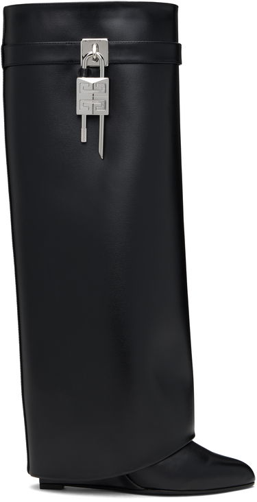 Облекло Givenchy Givenchy Shark Lock Tall Boots Черно | BE702XE1NG001, 0