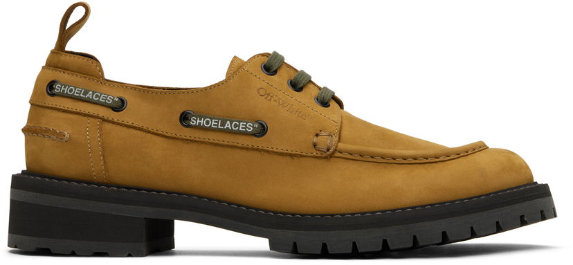 Кецове и обувки Off-White Off-White San Diego Loafers Жълто | OMIG00BS25LEA0016456