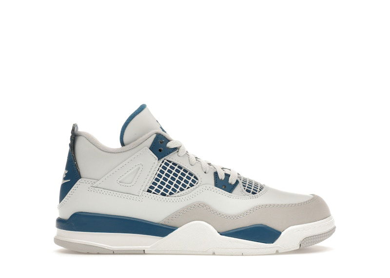 Кецове и обувки Jordan Jordan 4 Retro Military Blue (2024) (PS) Синьо | BQ7669-141, 0