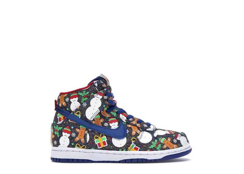 Кецове и обувки Nike SB Concepts Ugly Christmas Sweater Dunk High Многоцветен | AO1557-446, 0