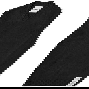 Пуловер WTAPS 01 Knitted Vest Черно | 232MADT-KNM01-BLK, 0